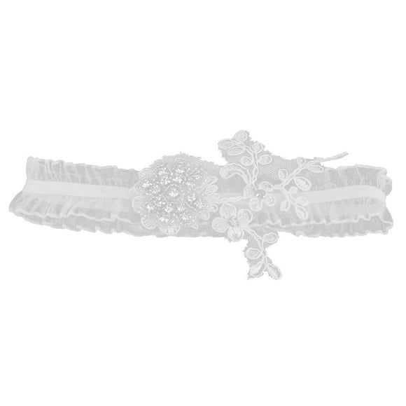 2PCS Leg Garter for Bridal Showers Set Bride to Be Rosette Badge 2PCS Leg Garter for Bridal Showers Set Bride to Be Rosette Badge